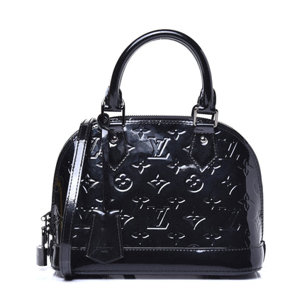 Louis Vuitton Vernis Alma BB Noir Magnetique 1 of 8
