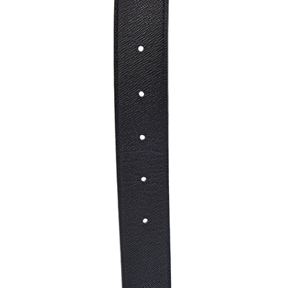 Louis Vuitton Calfskin Monogram 30mm LV Initiales Reversible Belt 85 34 Black 5 of 7