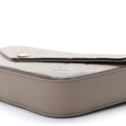 Louis Vuitton Empreinte Pochette Felicie Chain Wallet Tourterelle 9 of 10