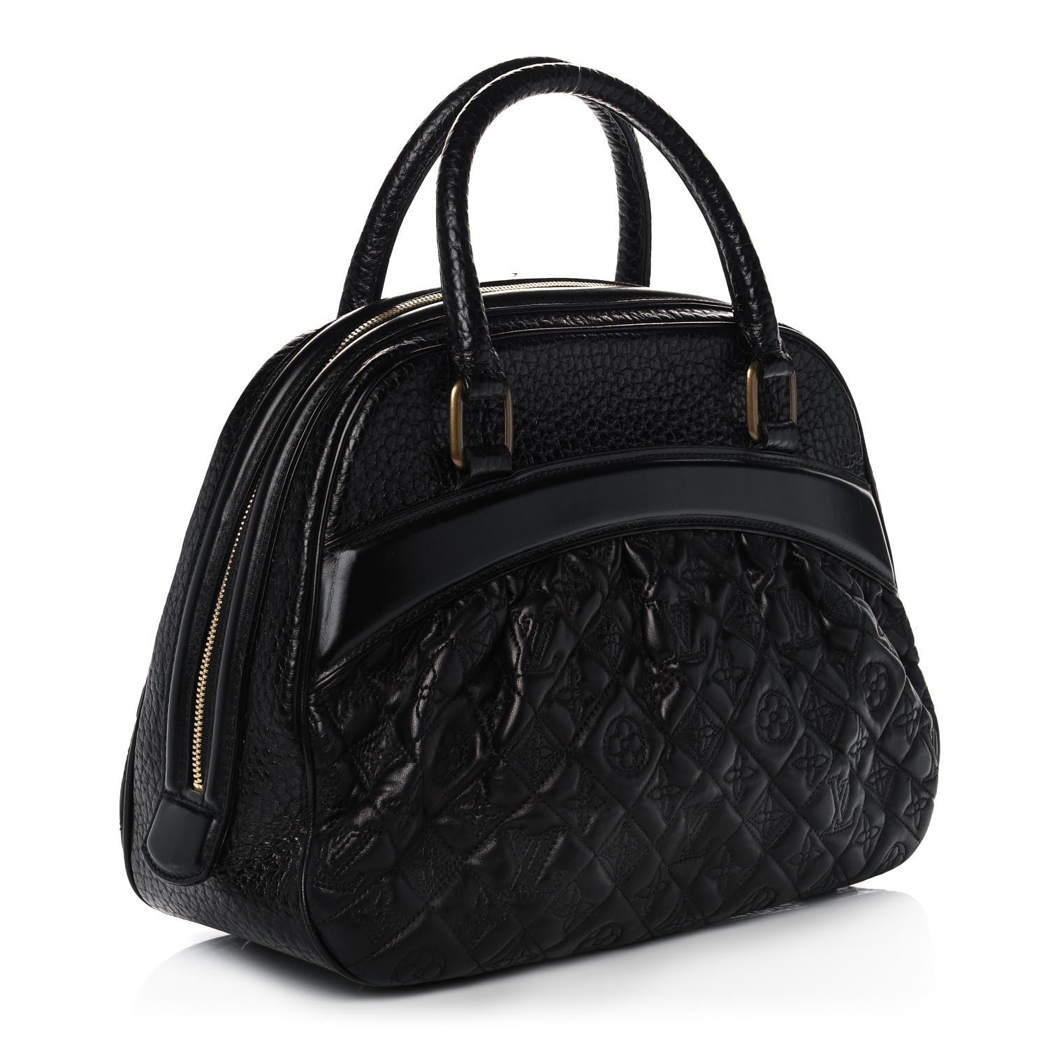 Louis Vuitton Lambskin Vienna Mizi Black 3 of 12