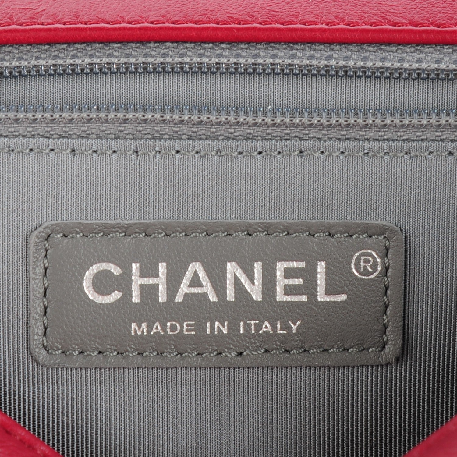 Chanel Calfskin Stitched New Medium Boy Flap Red 6 of 7