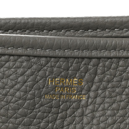 Hermes Taurillon Clemence Evelyne III PM Gris Meyer 6 of 11