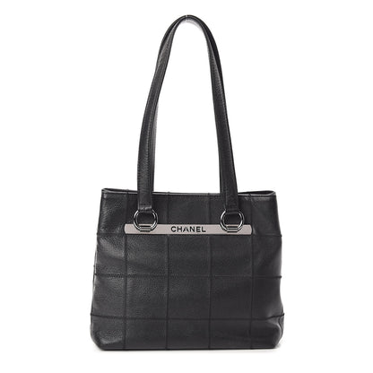 Chanel Caviar Square Stitched Tote Black 1 of 9