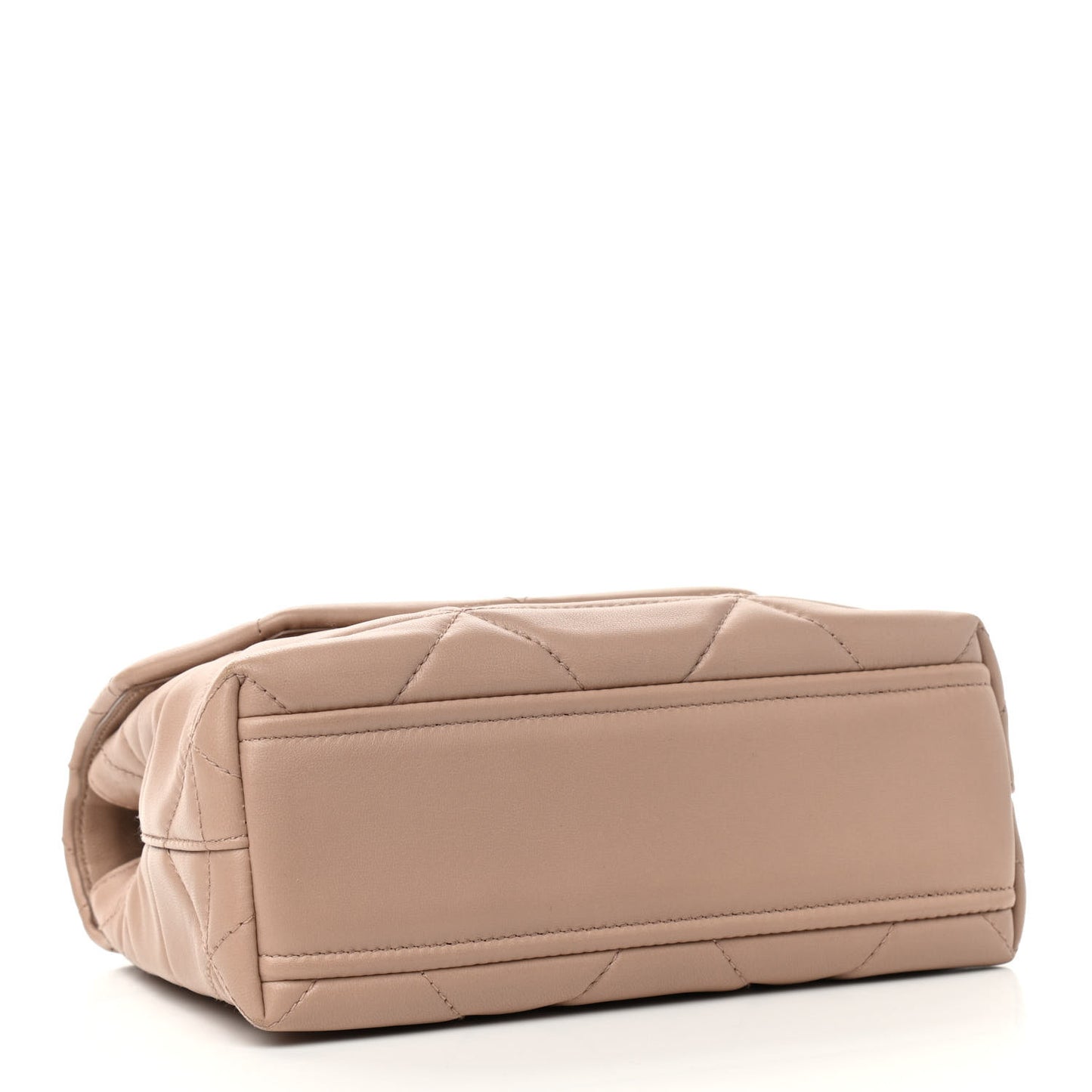 Nappa Triangle Stitched Small Spectrum Bag Cipria