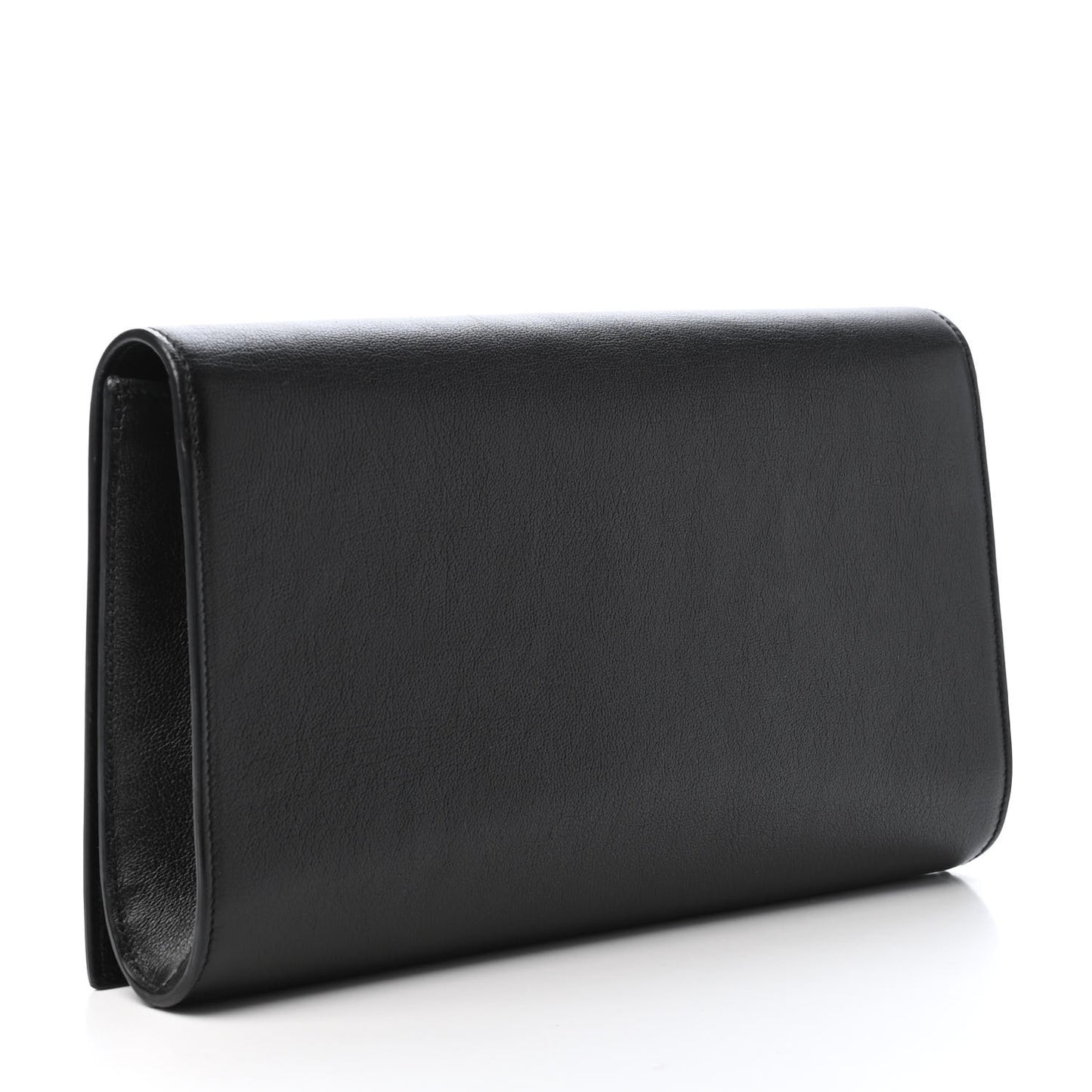 Calfskin Monogram Large Belle De Jour Clutch Black