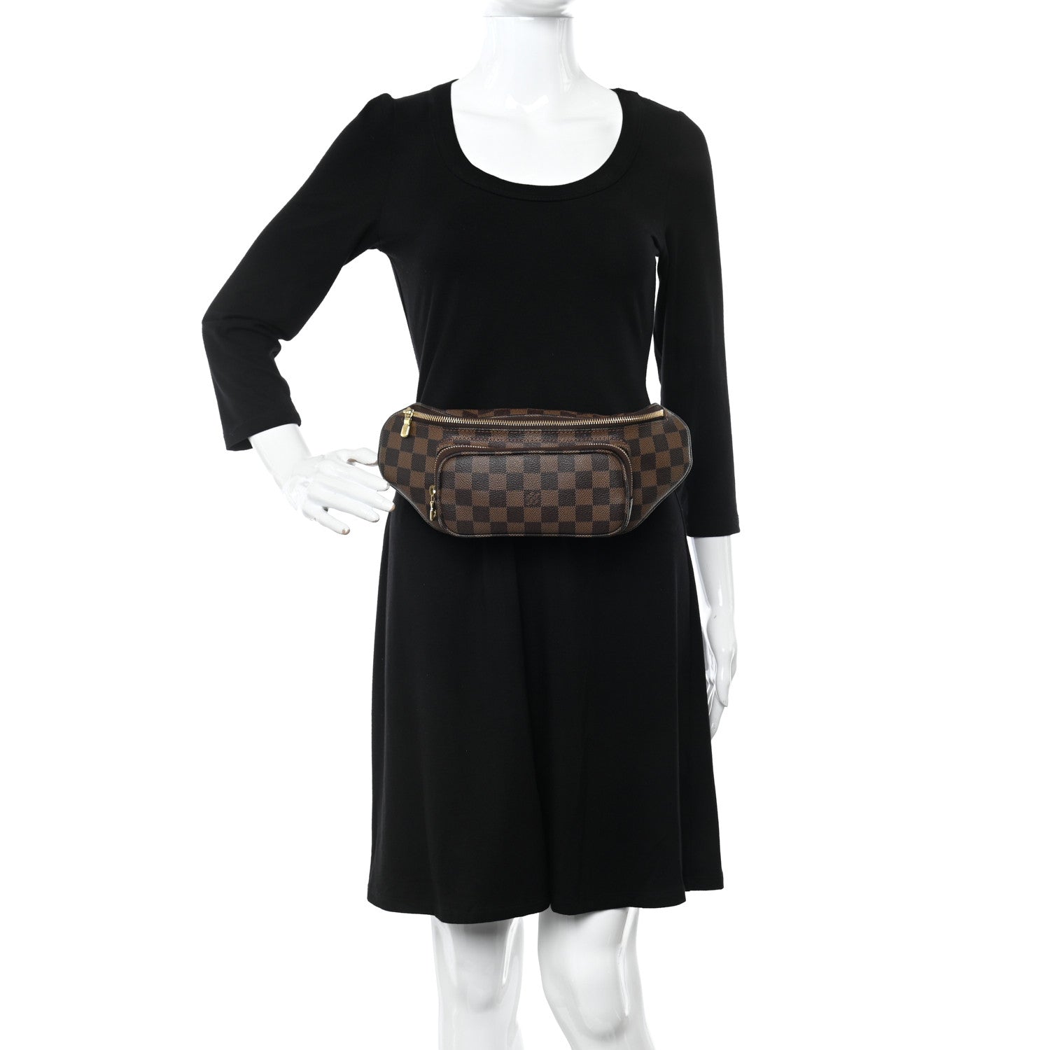 Louis Vuitton Damier Ebene Melville Bum Bag 3 of 10