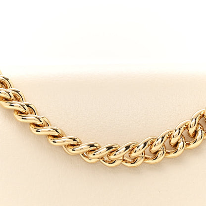 Gucci Roxy Calfskin Medium Blondie Chain Wallet Mystic White 9 of 14