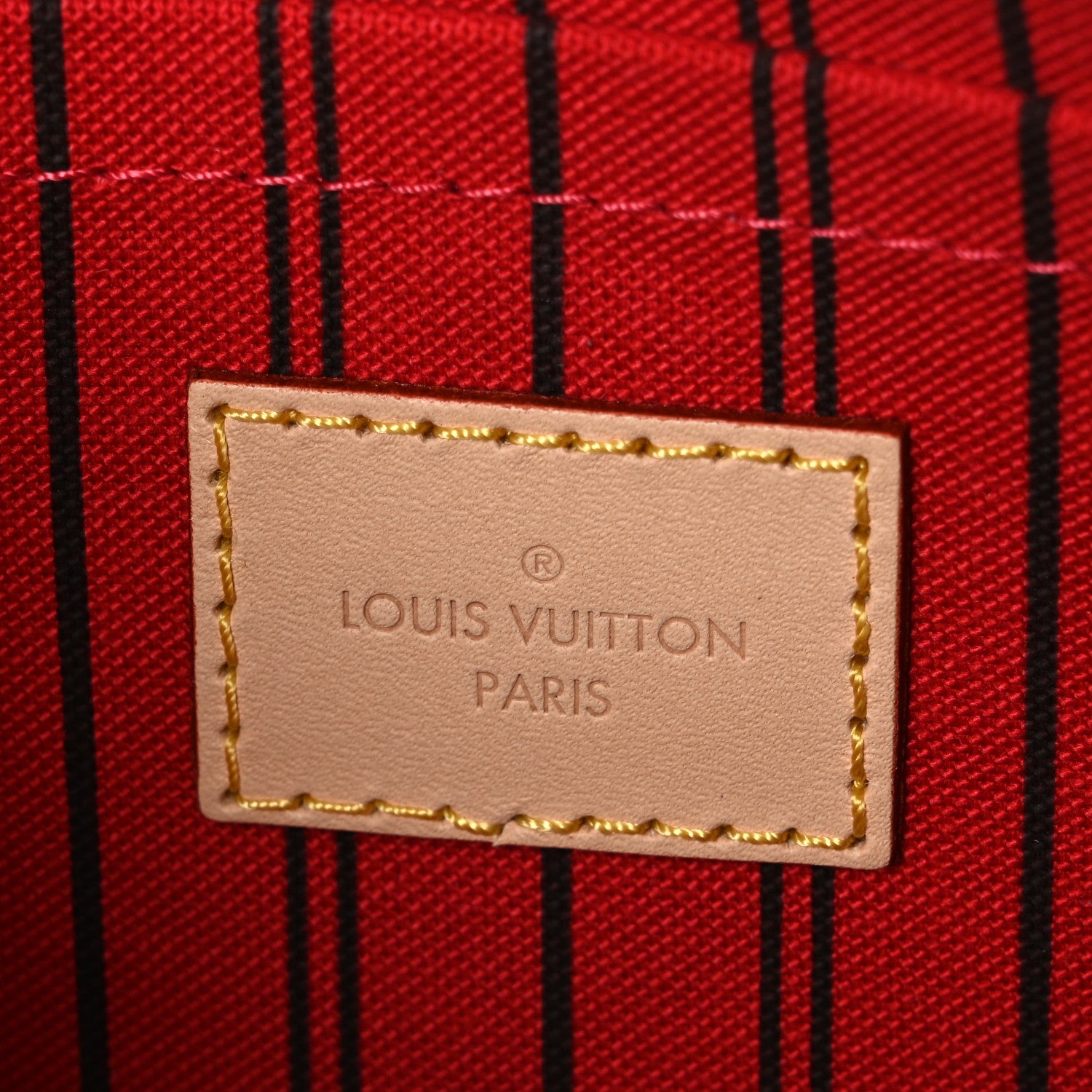 Louis Vuitton Monogram Neverfull MM GM Pochette Pivoine 6 of 6