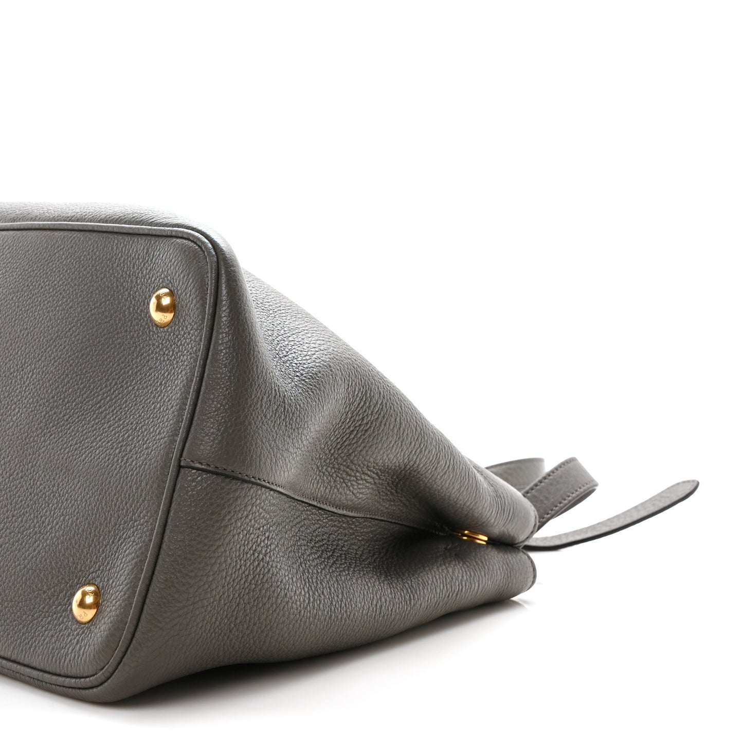 Vitello Daino Shopping Tote Marmo