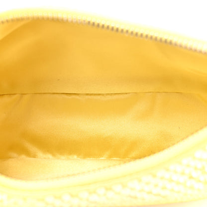 Prada Satin Crystal Re-Edition 2005 Shoulder Bag Ananas 5 of 9