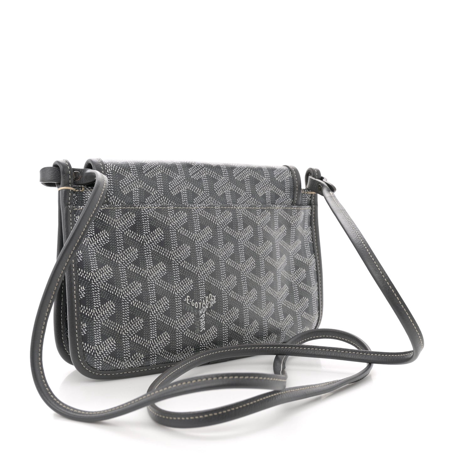 Goyardine Plumet Wallet Clutch Grey