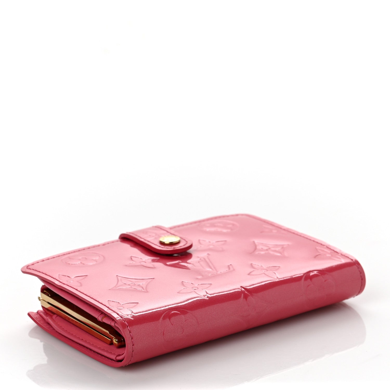 Louis Vuitton Vernis French Purse Wallet Fuchsia 4 of 7