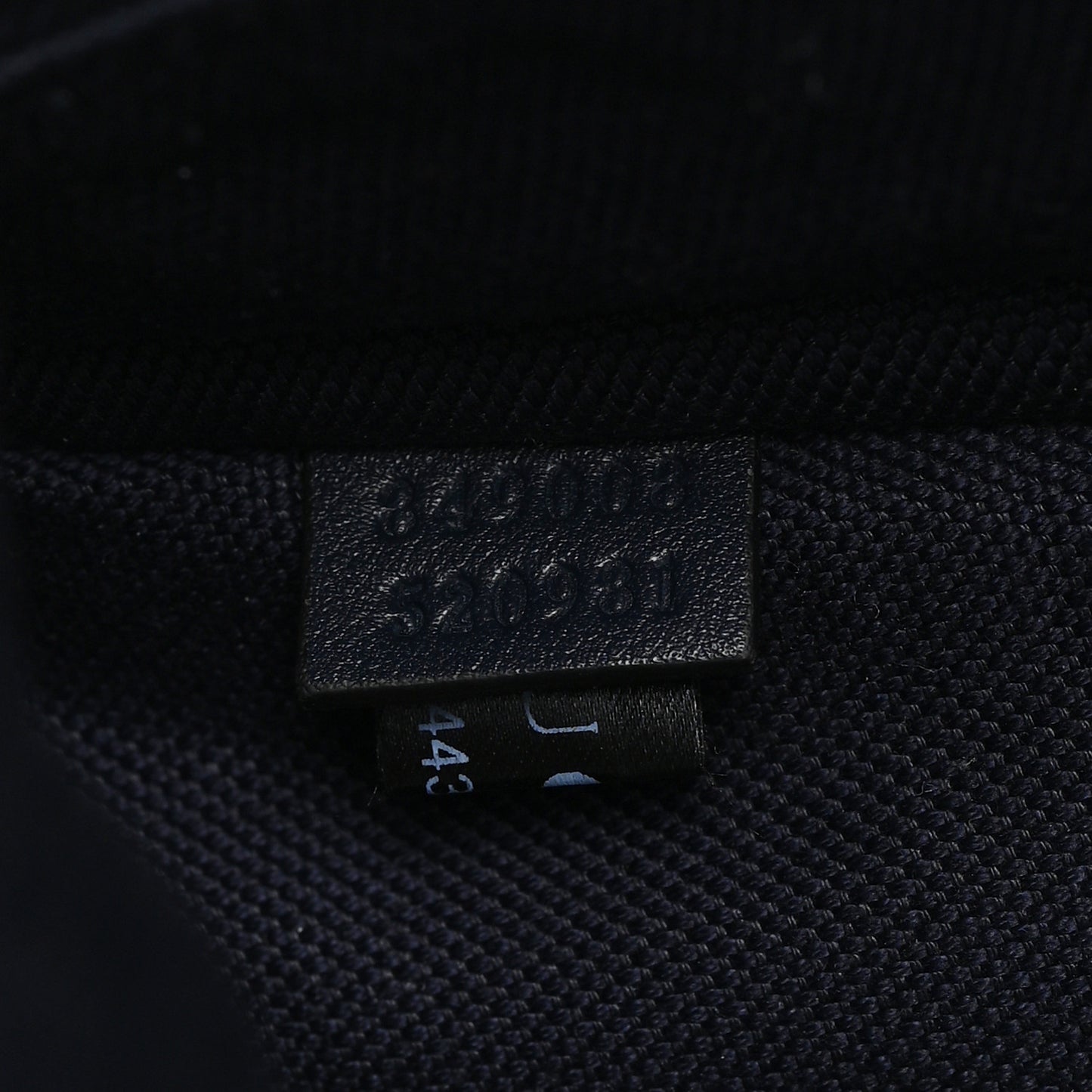 Denim Monogram Camouflage Large Backpack Blue