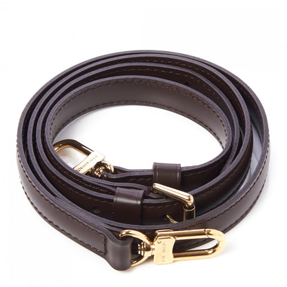 Louis Vuitton Calfskin 16mm Adjustable Shoulder Strap Brown 3 of 4