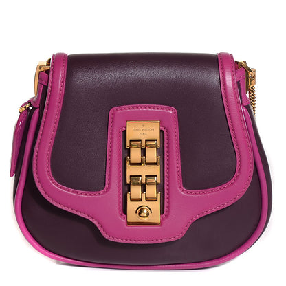 Louis Vuitton Cuir Art Deco Trapeze Prune Cyclamen 1 of 7