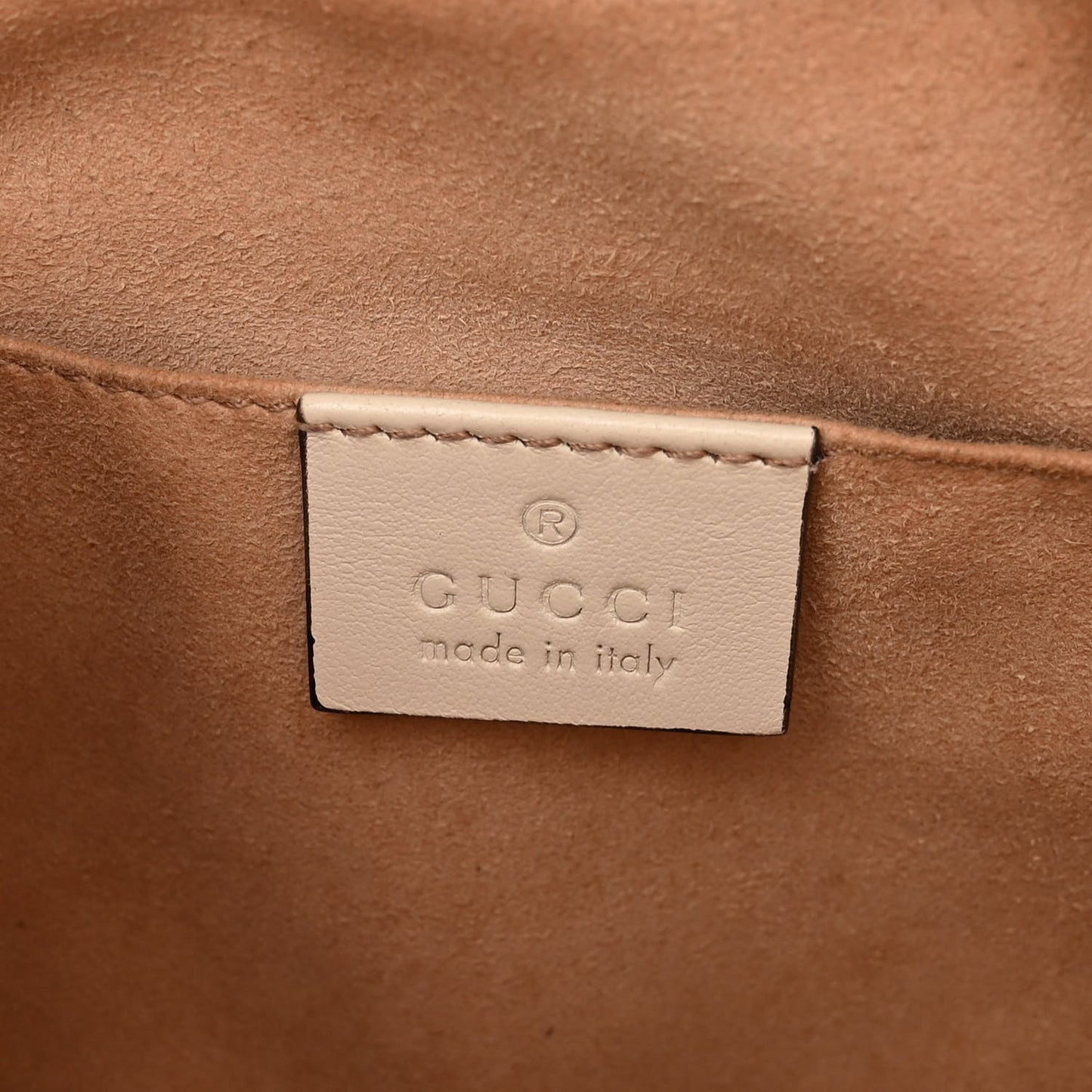 Calfskin Matelasse Small GG Marmont Chain Shoulder Bag White