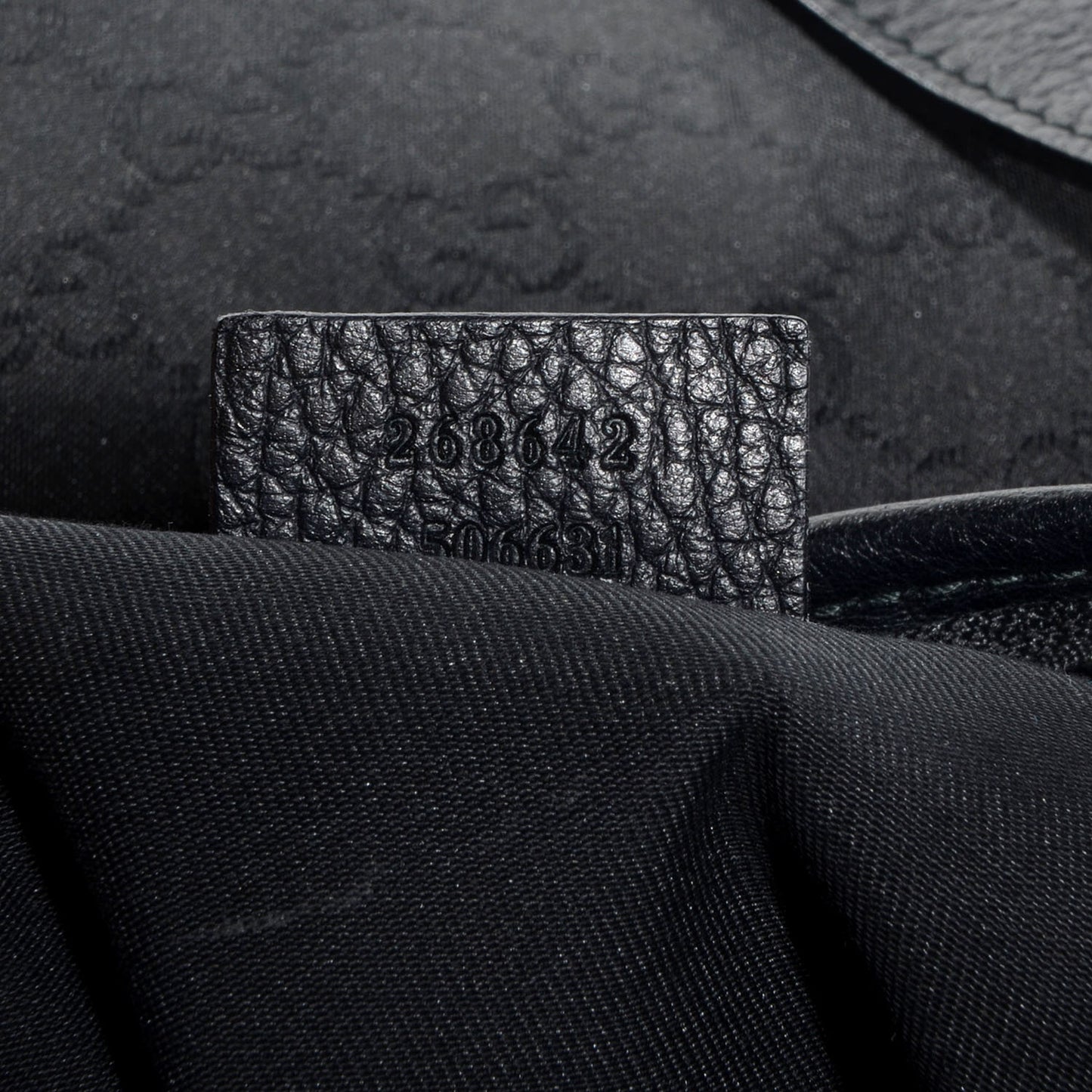 Nylon Monogram Abbey Messenger Bag Black