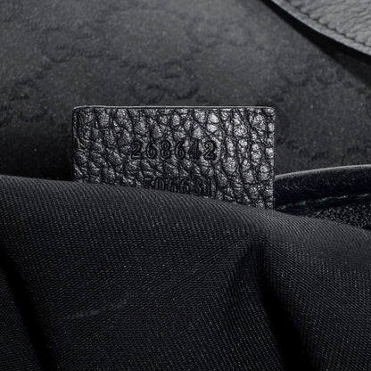 Gucci Nylon Monogram Abbey Messenger Bag Black 7 of 7