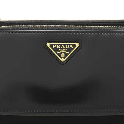 Prada Re-Nylon Tessuto Brushed Calfskin Crossbody Wallet Black 15 of 19