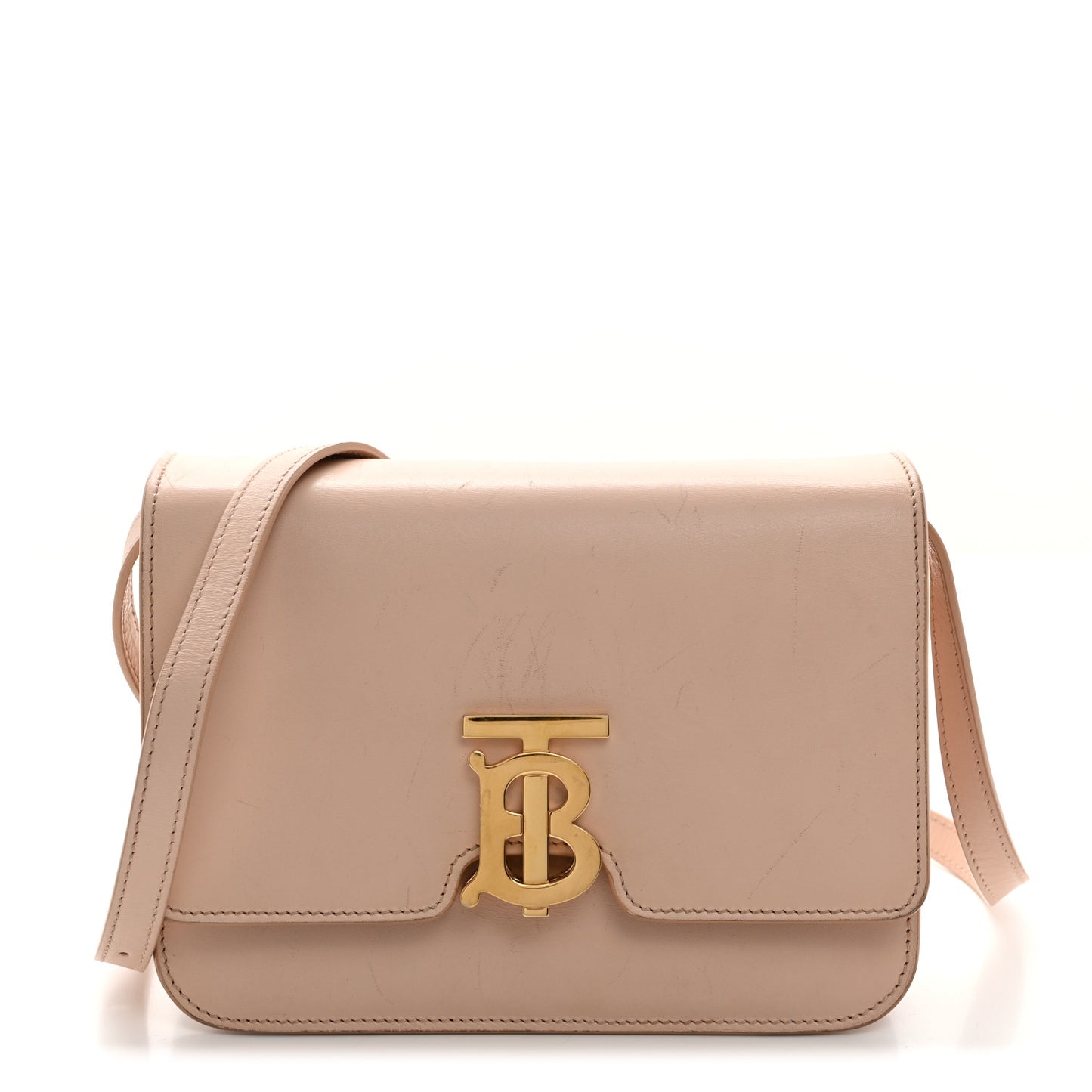 Calfskin Small TB Bag Rose Beige