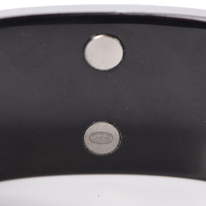 Chanel Resin Pearl CC Cuff Black 5 of 6