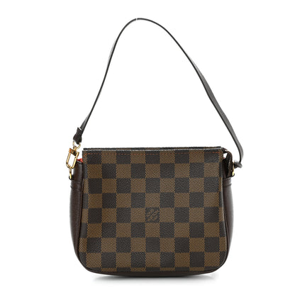 Louis Vuitton Damier Ebene Trousse Make Up Bag Pochette 1 of 9