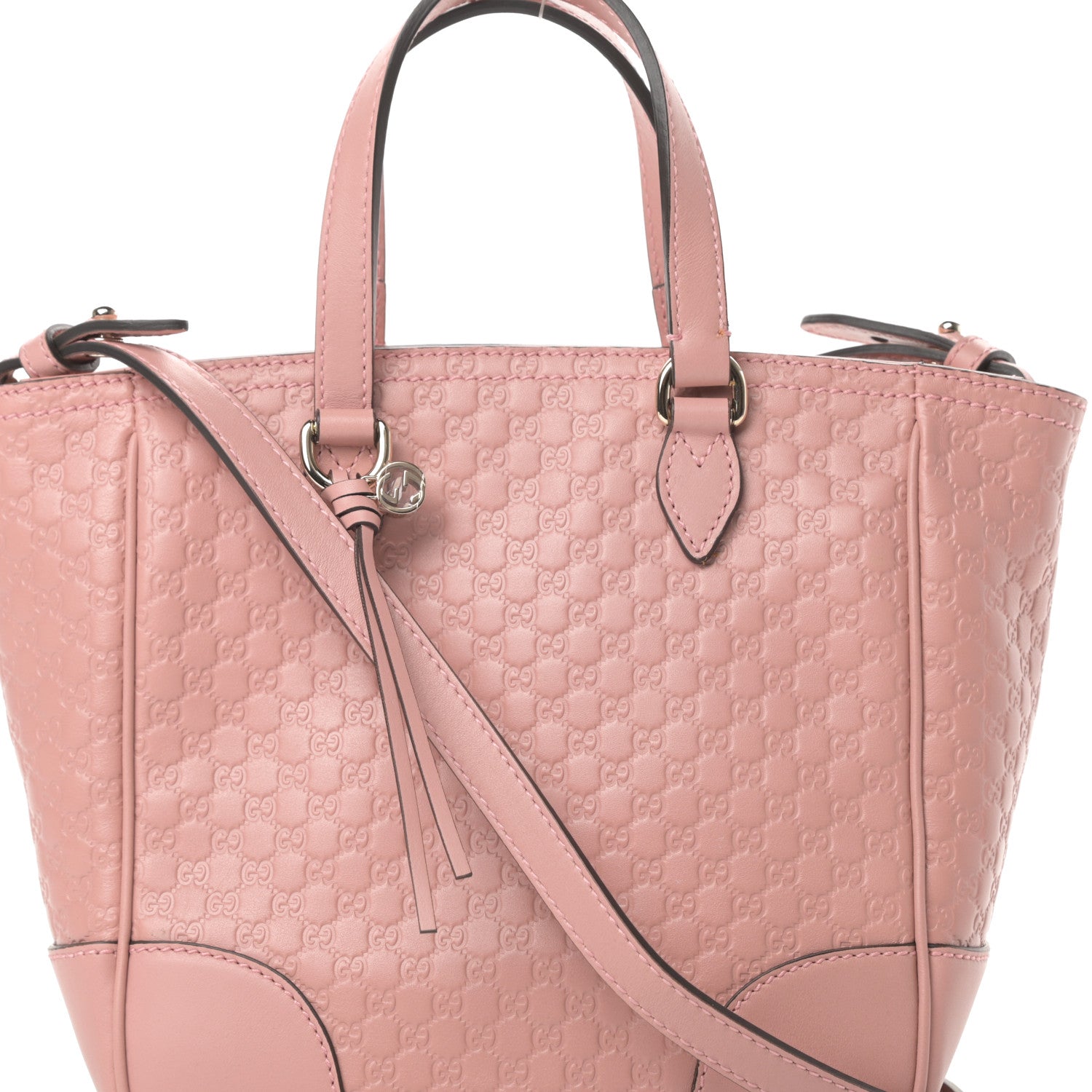 Gucci Microguccissima Small Bree Tote Soft Pink 8 of 10