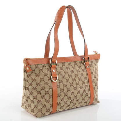 Gucci Monogram Medium Abbey Tote Tan 3 of 7
