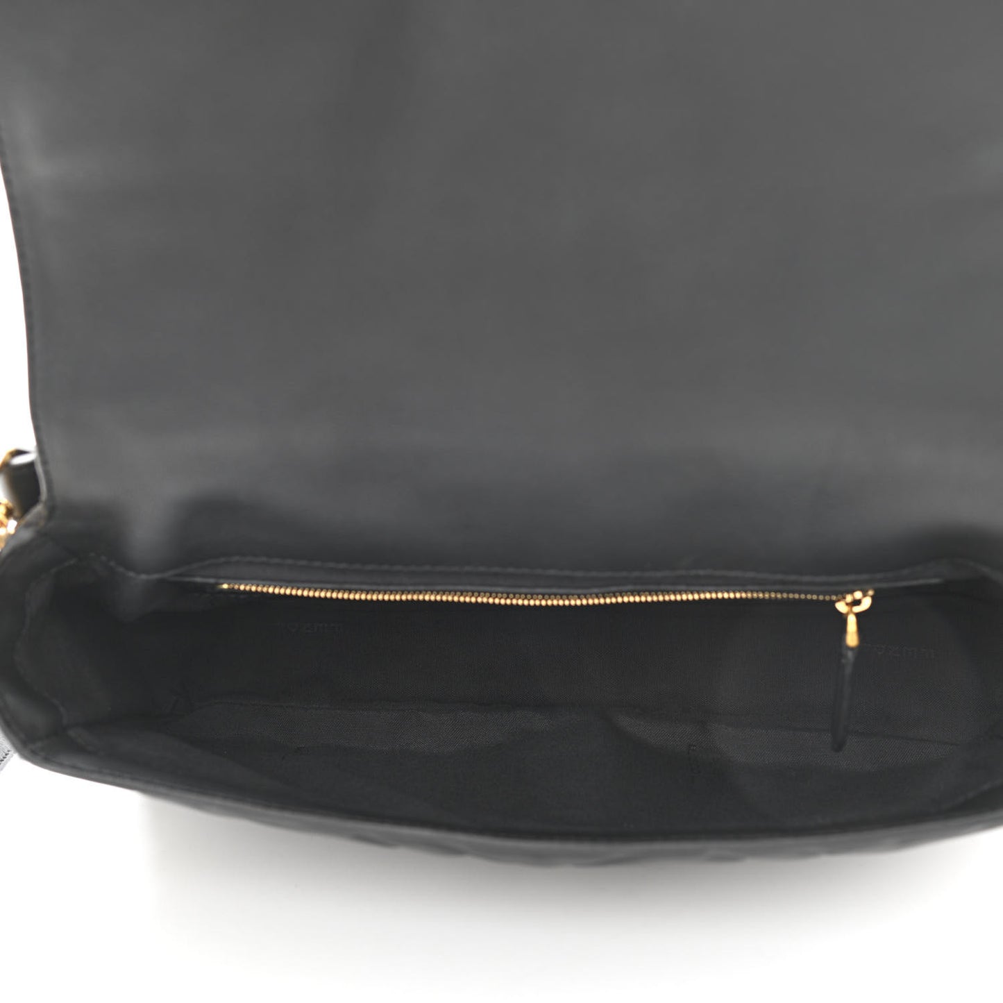 Nappa FF 1974 Embossed Baguette Black