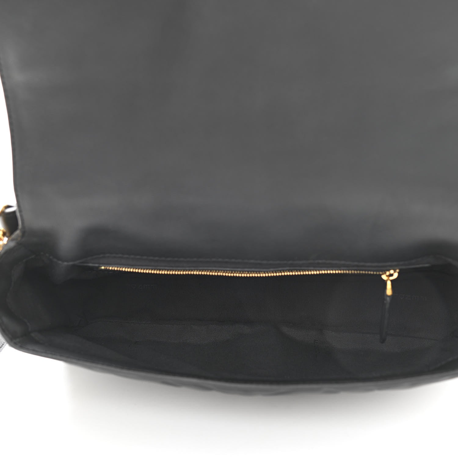 Fendi Nappa FF 1974 Embossed Baguette Black 5 of 10