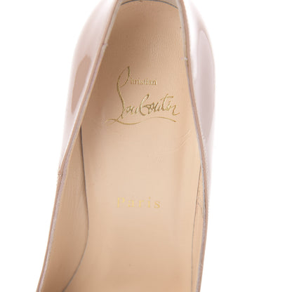 Christian Louboutin Patent So Kate 120 Pumps 38.5 Nude 7 of 7