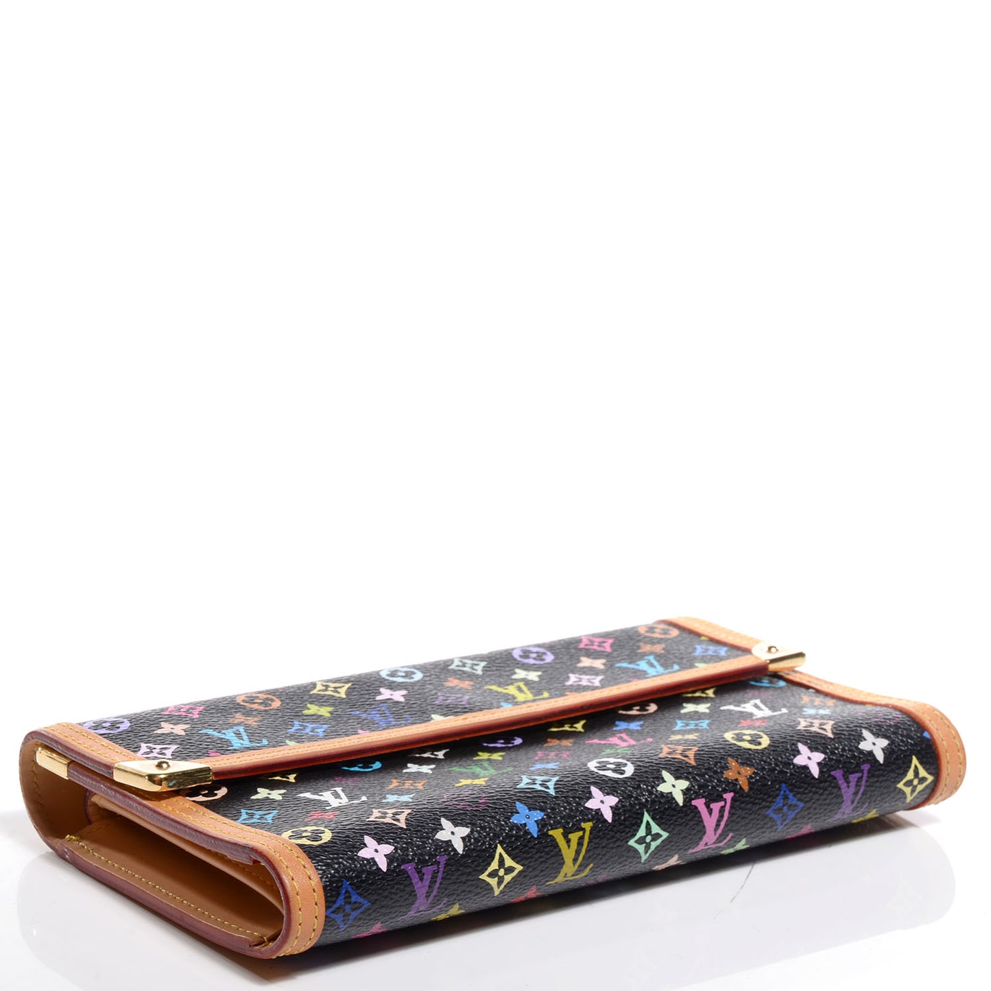 Monogram Multicolor Porte Tresor International Wallet Black