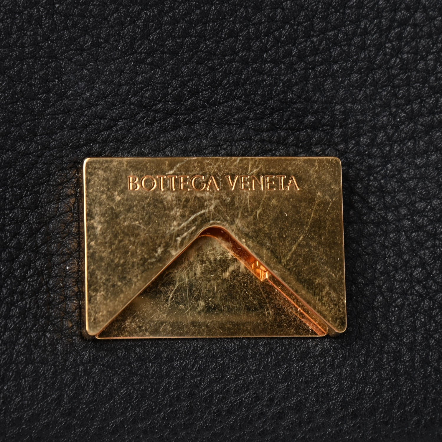 Bottega Veneta Calfskin Mount Envelope Bag Black 6 of 9