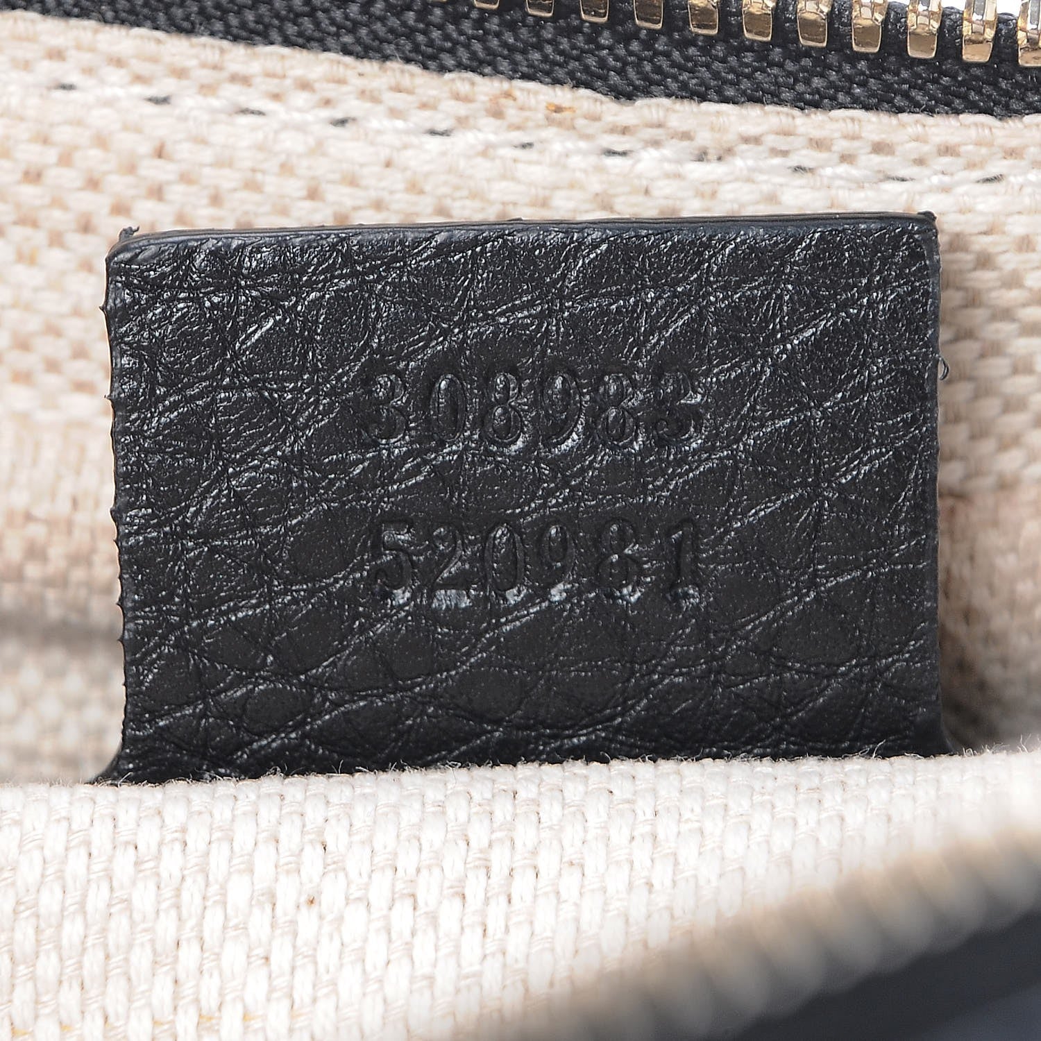 Gucci Pebbled Calfskin Small Soho Bowler Black 7 of 7