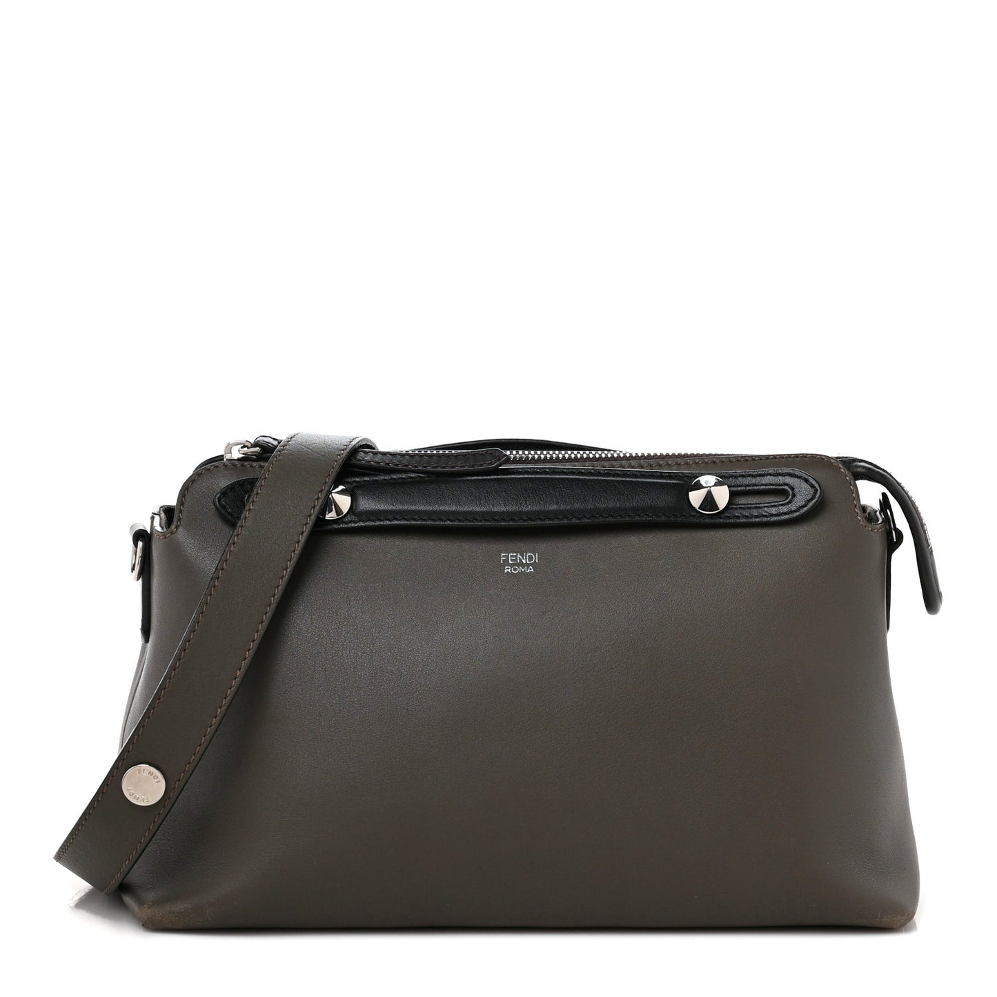 Vitello Dolce 4 Color Medium By The Way Boston Bag Carbone Grigio Polvere Multicolor