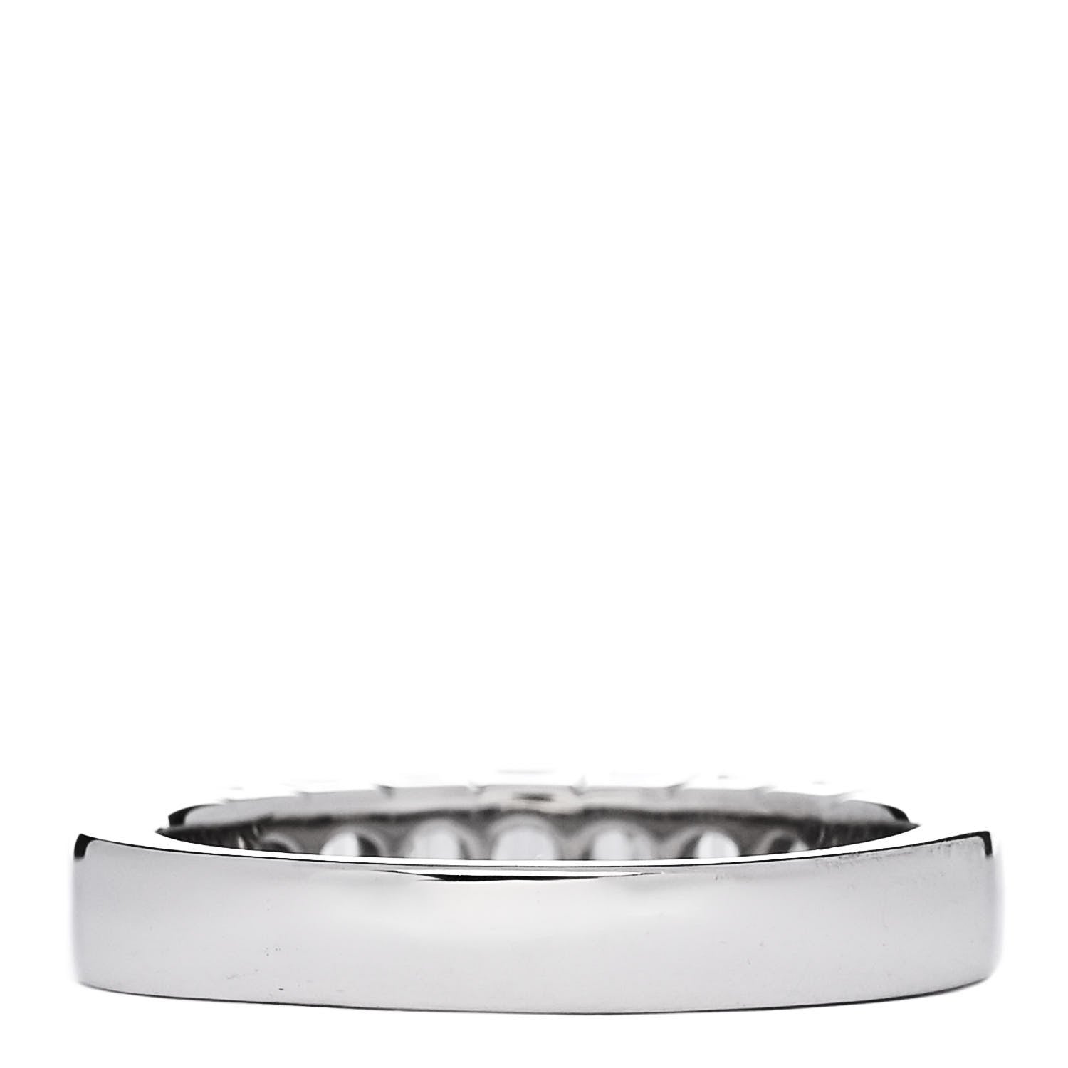 Parker & West by FASHIONPHILE Platinum Diamond 2.20ctw Emerald Cut Half Eternity Band Ring  66 11.5 4 of 10