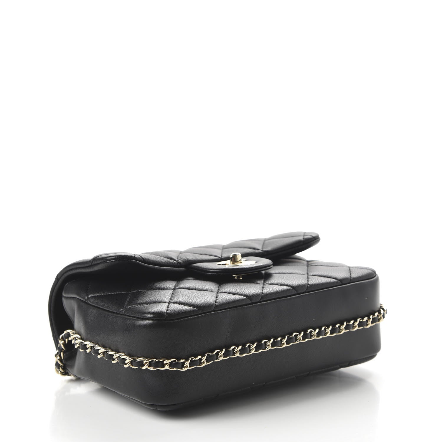Chanel Lambskin Quilted Small My Precious Flap Black 4 of 11