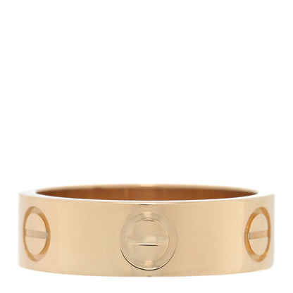 Cartier 18K Yellow Gold 5.5mm LOVE Ring 51 5.75 3 of 4