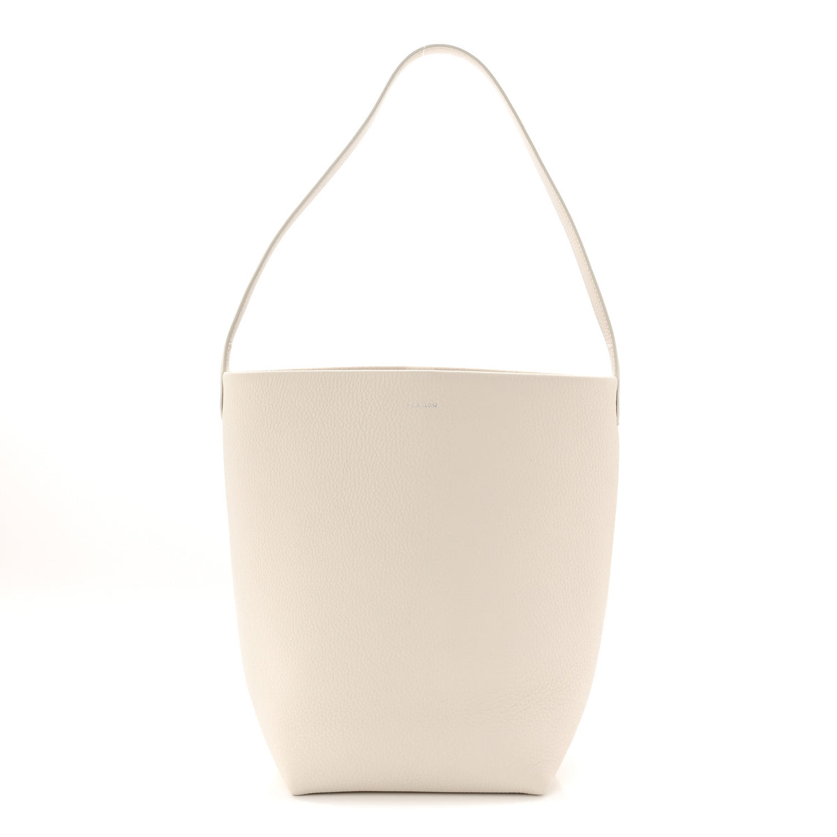 The Row Grained Calfskin Medium N/S Park Tote Ivory 1 of 9
