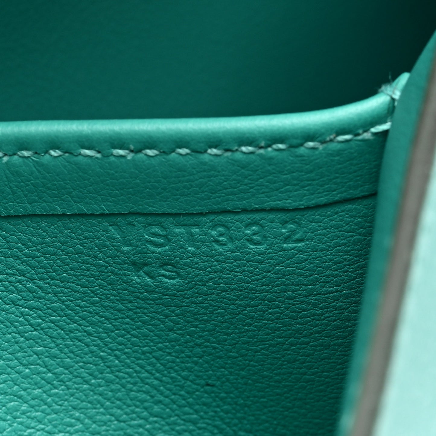 Swift Kelly Cut Clutch Pochette Vert Verone