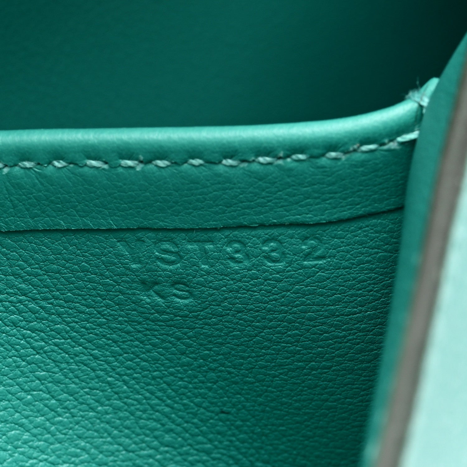 Hermes Swift Kelly Cut Clutch Pochette Vert Verone 7 of 11