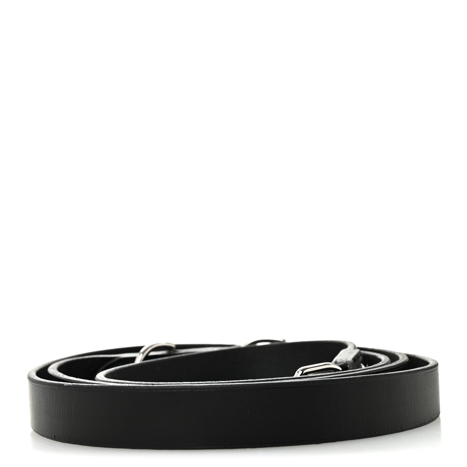 Hermes Natural Bridle Punch Dog Leash Black 2 of 5