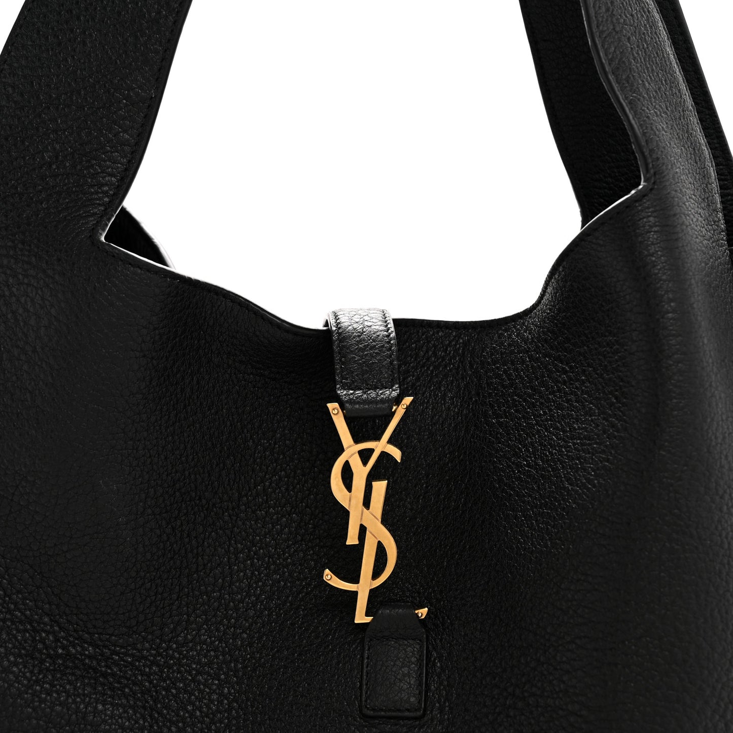 Grained Deerskin Bea Tote Black