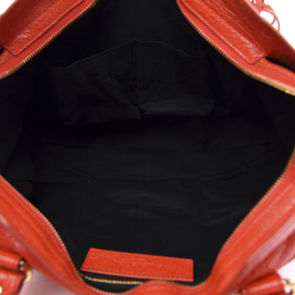 Balenciaga Agneau Giant 12 Gold Hardware City Rouge Coquelicot Rouge Braise 6 of 16