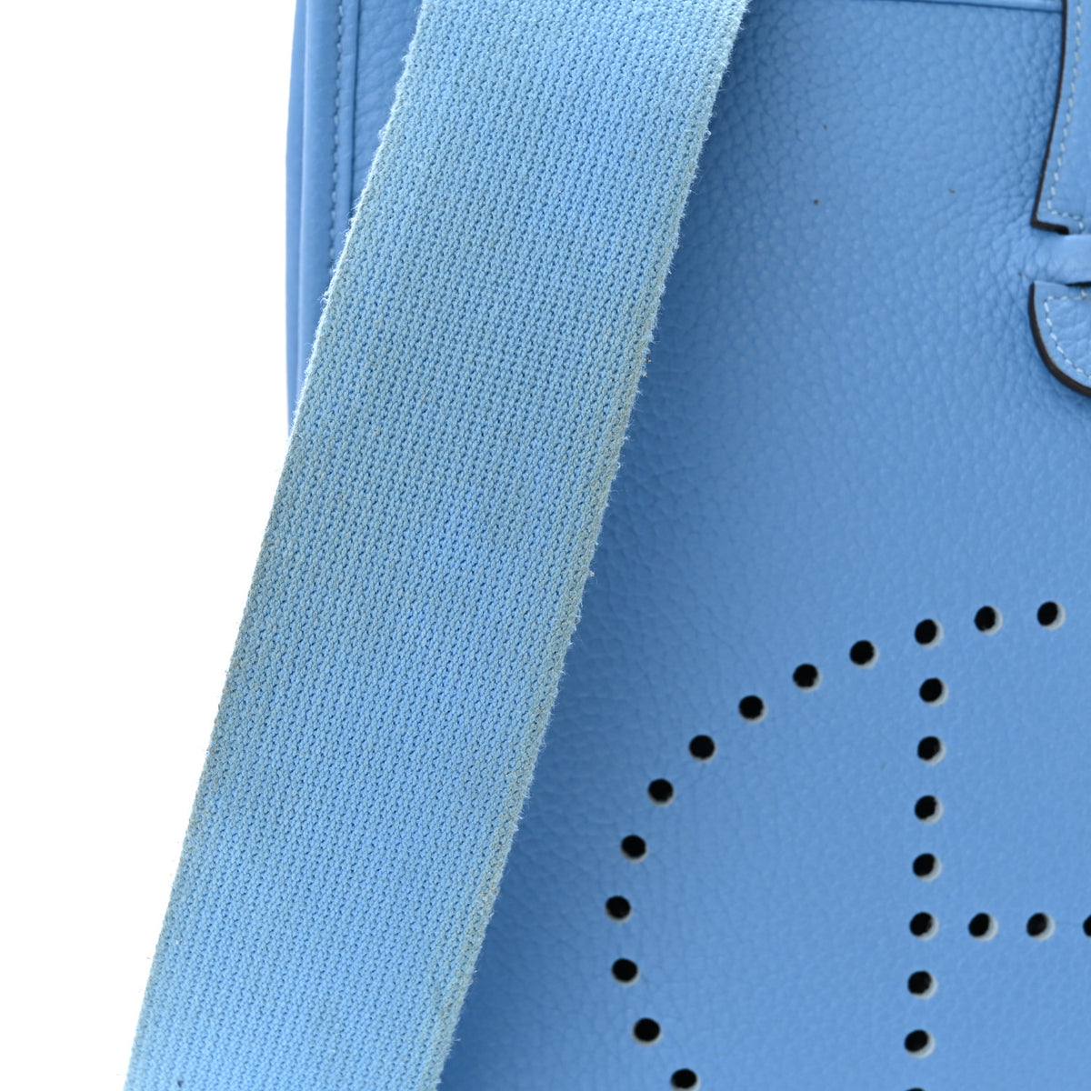 Hermes Taurillon Clemence Evelyne III PM Bleu Paradis 15 of 16