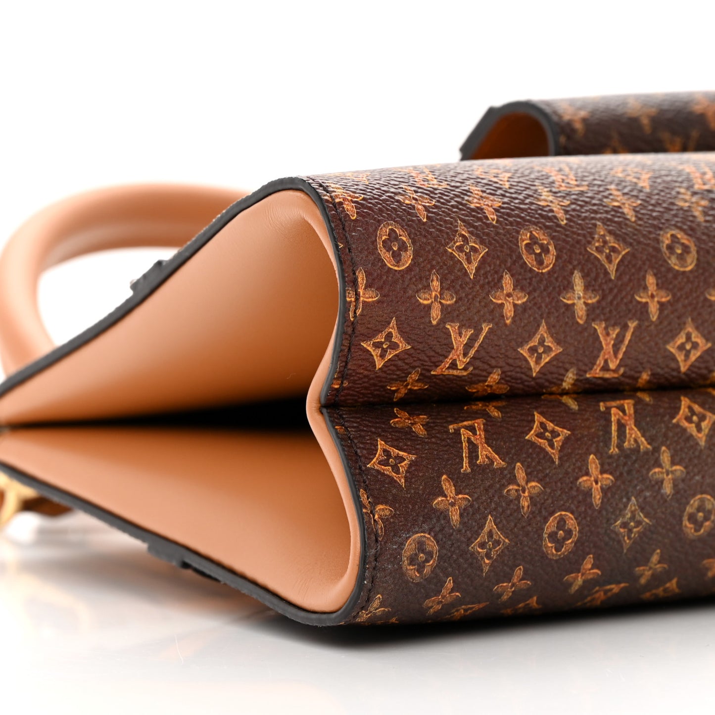 Calfskin Transformed Monogram Time Trunk Crown Frame Bag