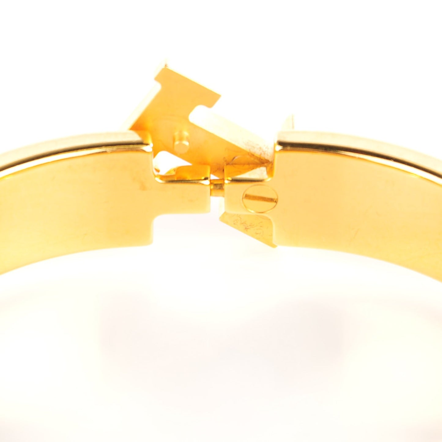 Enamel Narrow Clic Clac H Bracelet PM Azur