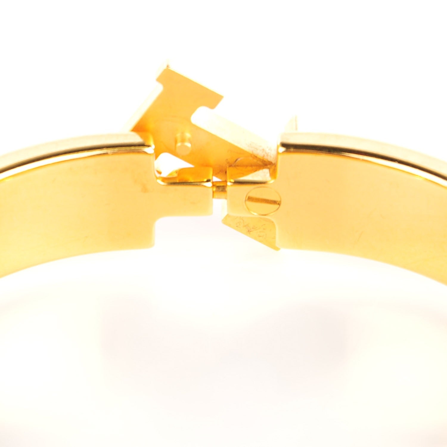 Hermes Enamel Narrow Clic Clac H Bracelet PM Azur 4 of 6