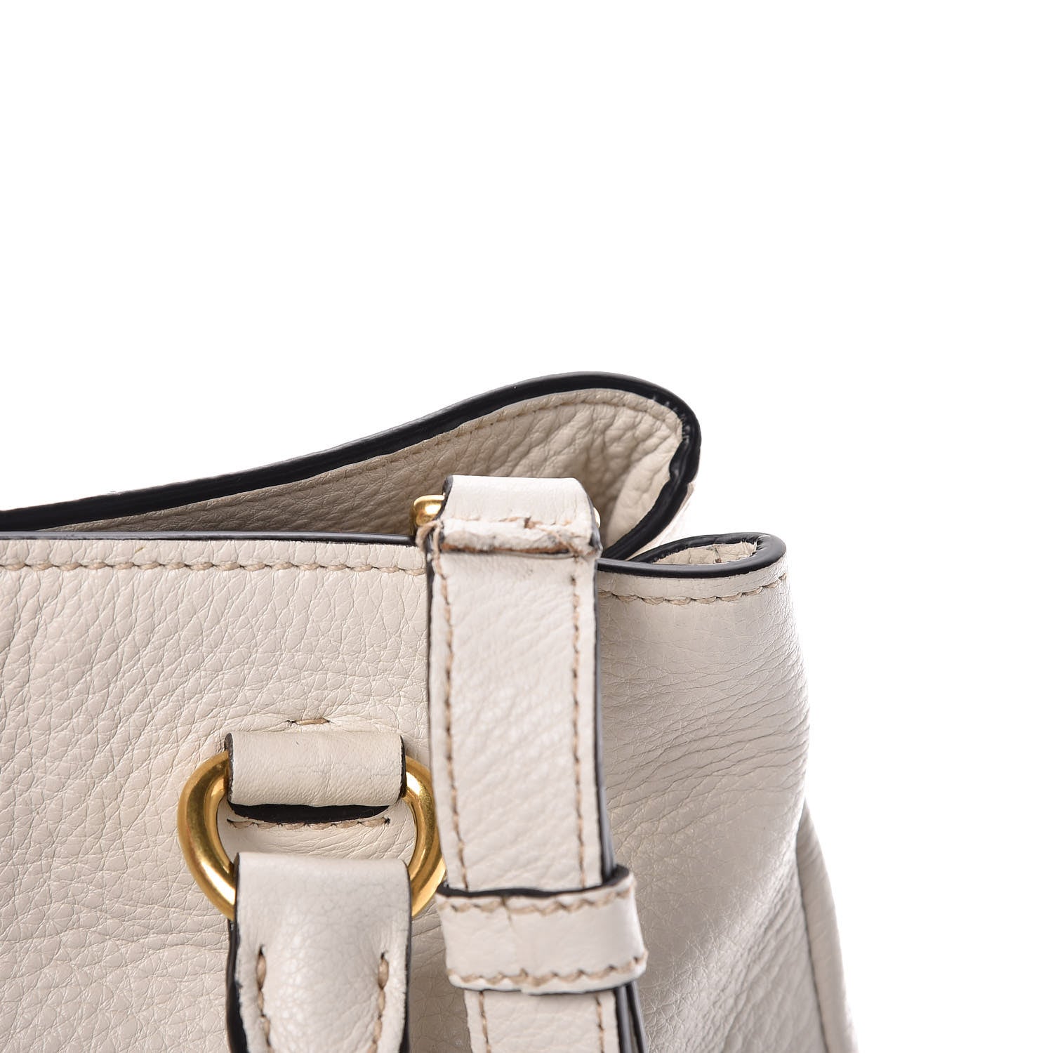 Prada Vitello Daino Shopping Tote White 9 of 12