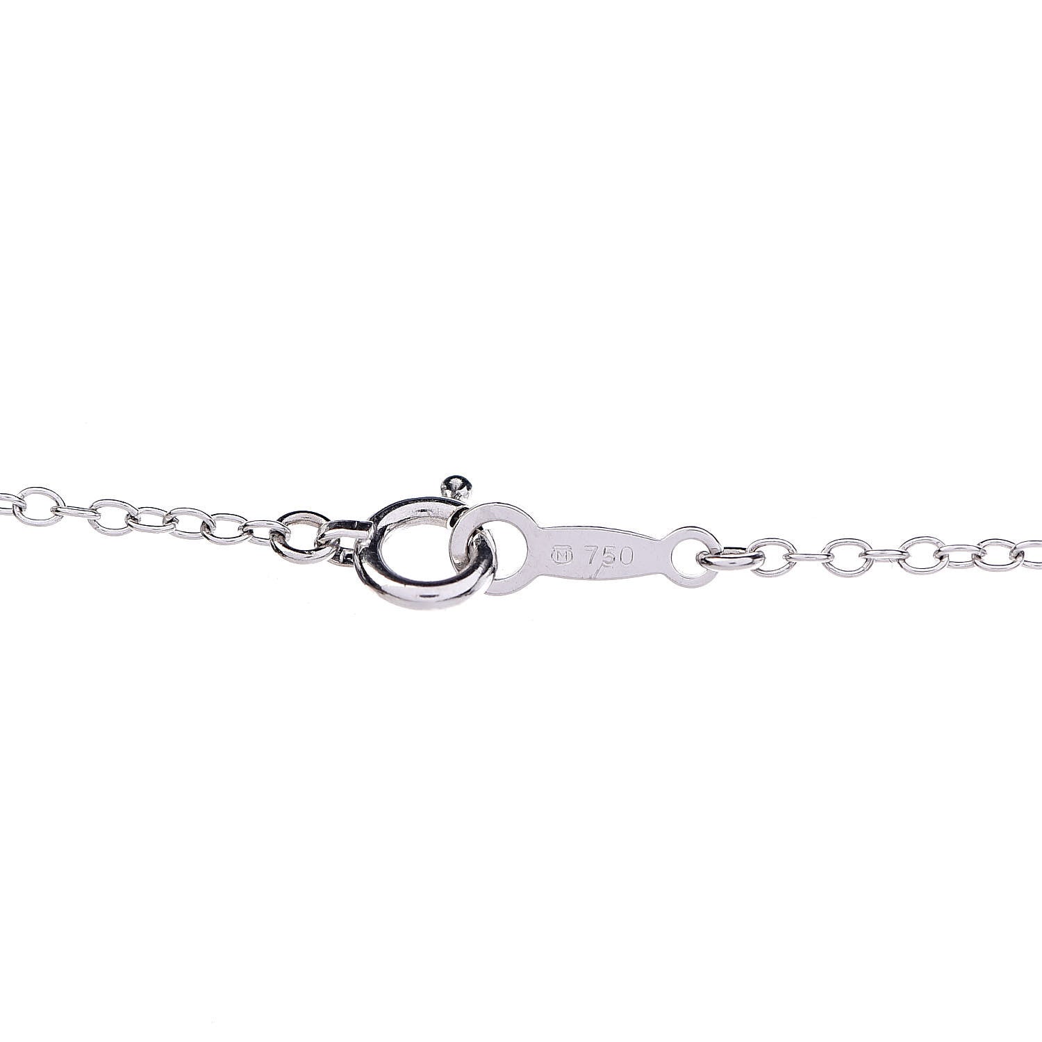 Mikimoto 18K White Gold Akoya Pearl 5.5mm Station Necklace 5 of 6